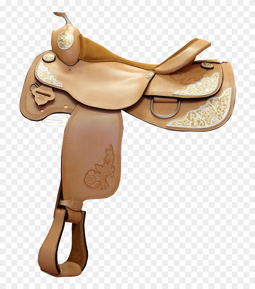 Western Show Saddle - Saddle Clipart