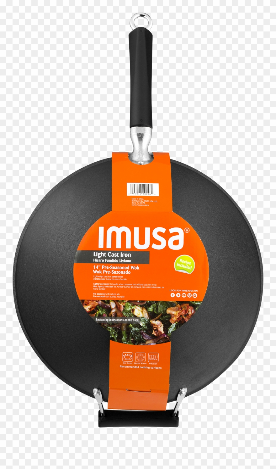 $38,88 - Imusa Wok Light Cast Iron Clipart