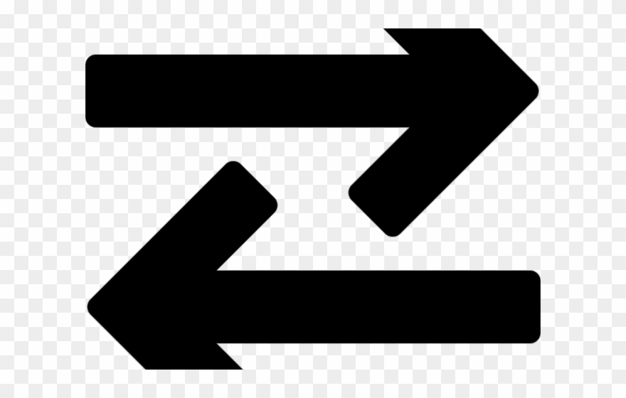 Direction Clipart Opposite - Sign - Png Download