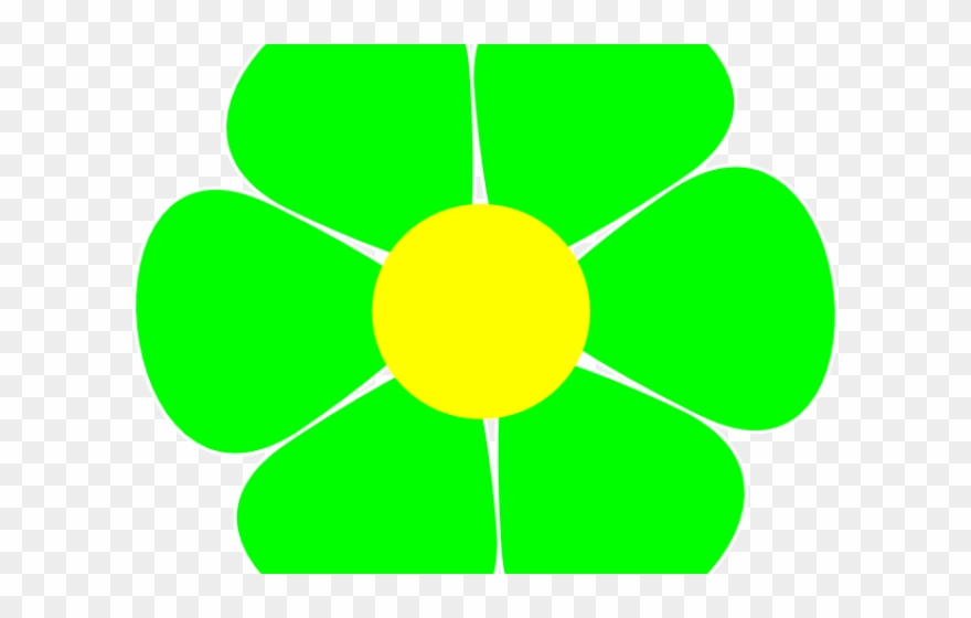 Red Flower Clipart 60's Flower Power - 60s Flower - Png Download