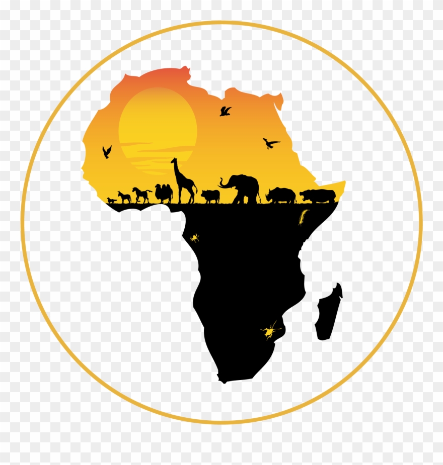 African Animals Vinyl Wall Art (2083x2083), Png Download - Africa Map Vector Clipart