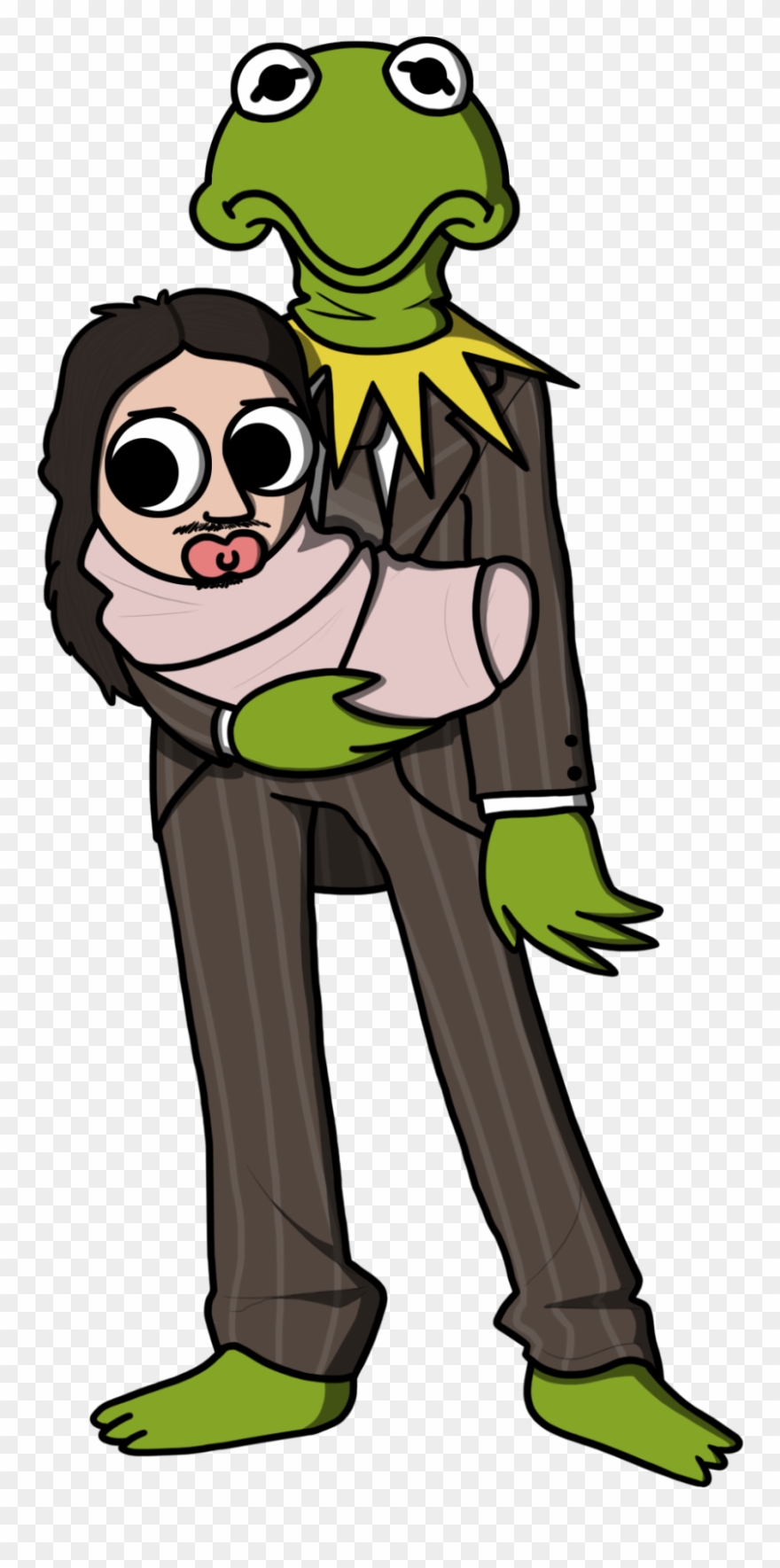 Baby Joel And Papa Kermit Vinesauce Joel And Kermit Clipart (3848948