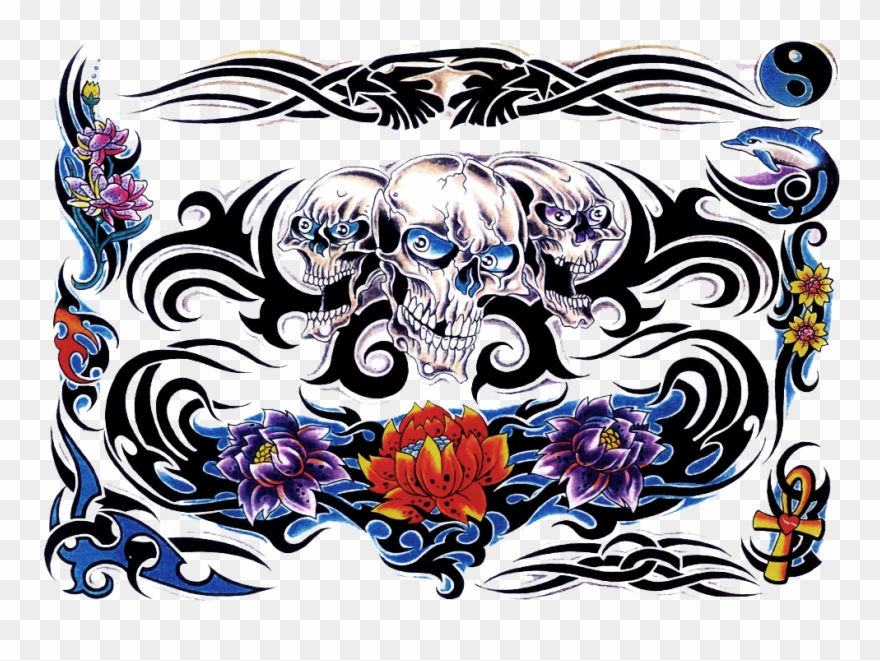 Body Art Clipart Png Transparent - Tatto Png Full Color