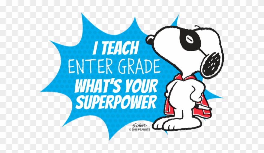 Snoopy Clipart Car - Best Teacher Ever Snoopy - Png Download