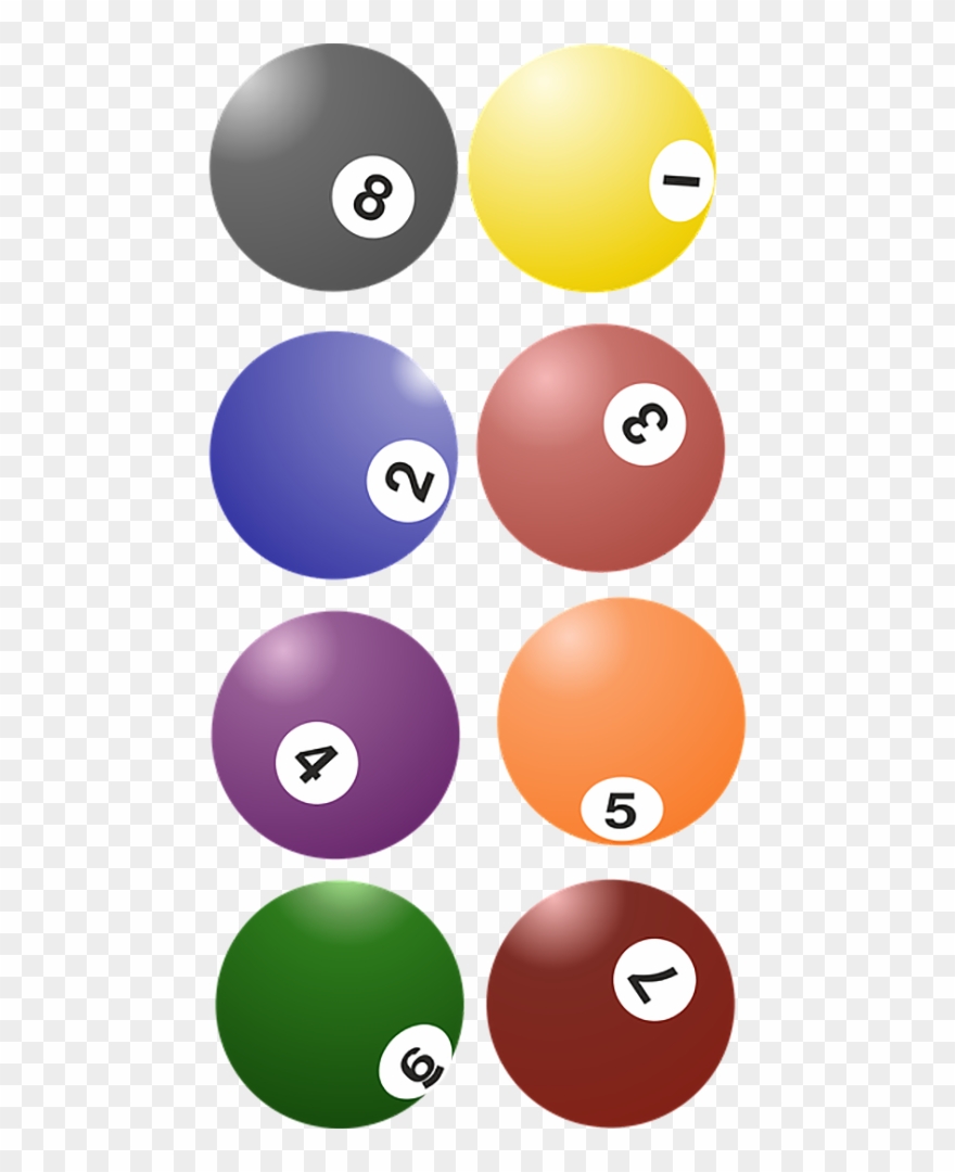 Billiard Png - Transparent Balls Png Clipart