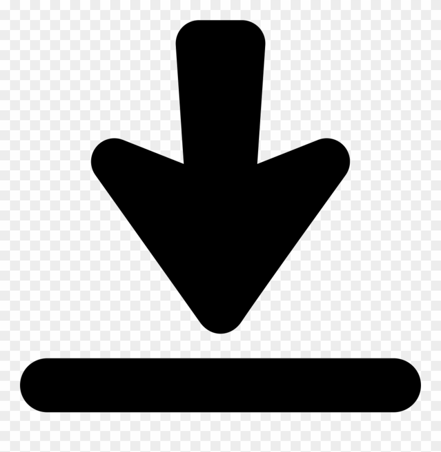 Down Arrow Download Button Comments - Sign Clipart