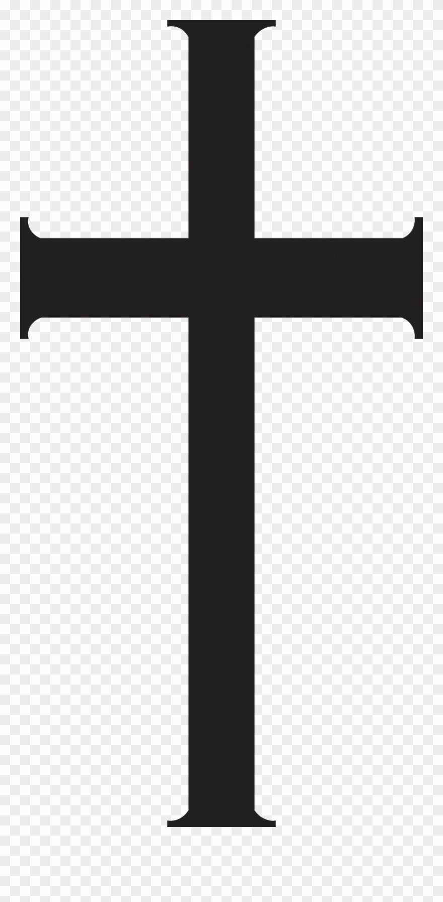 Crucifix Clipart Cross Tattoo - Cruz Bizantina - Png Download