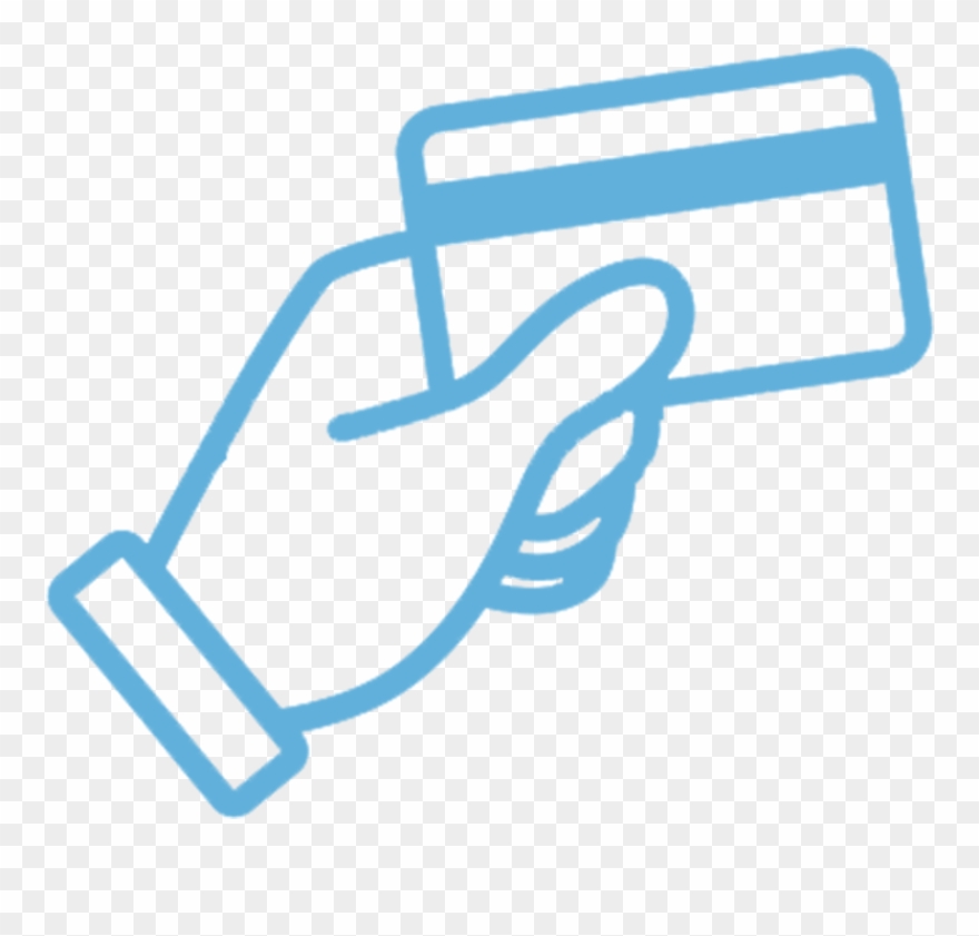 We Accept Online Credit Card - Vetor De Cartão De Credito Clipart