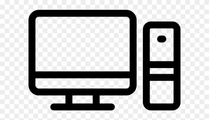 Computer Pc Clipart Vector - Computer Pc Logo - Png Download