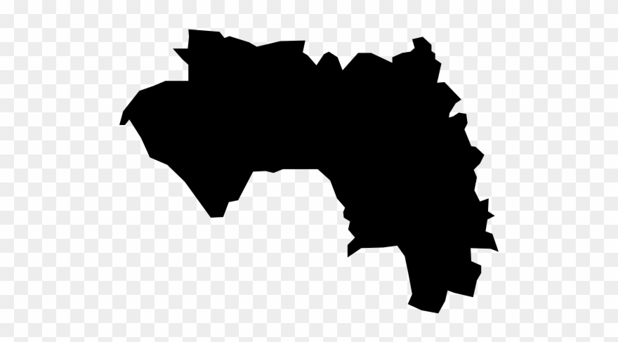 Guinea Rubber Stamp - Guinea Conakry Flag Map Clipart
