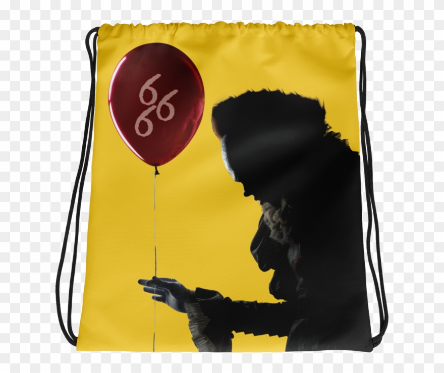 Pennywise Drawstring Bag - Pennywise Png De It Clipart