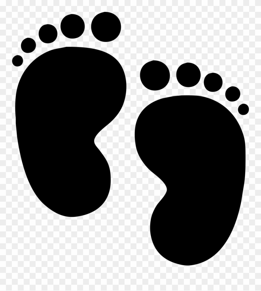 Png File Svg - Baby Foot Prints Cartoon Clipart