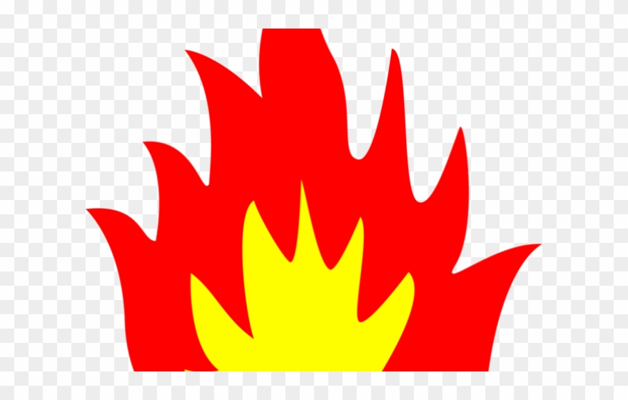 Explosion Clipart Flame - Fire Triangle - Png Download