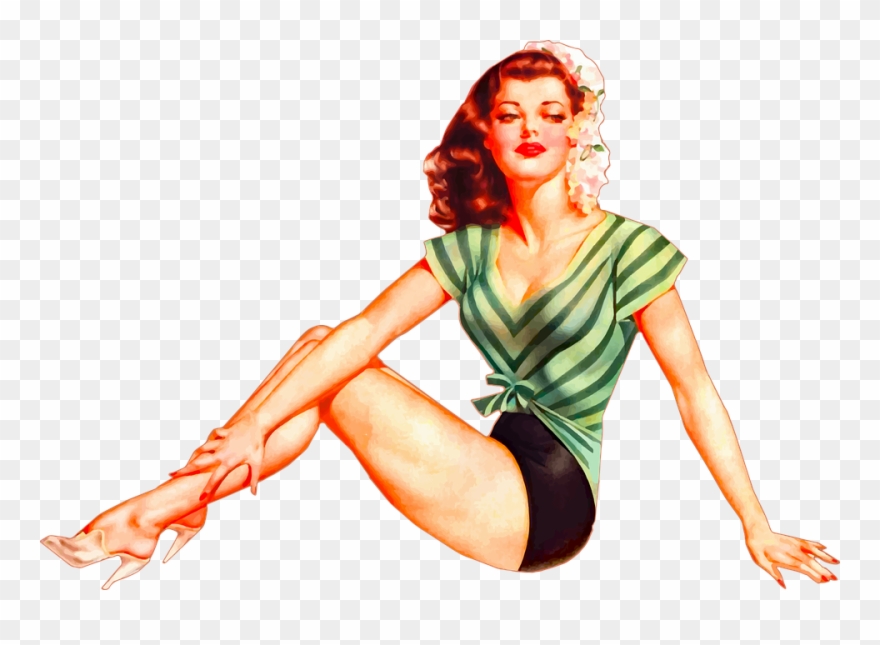 Pinup Girl Png - Vargas Pinup Clipart