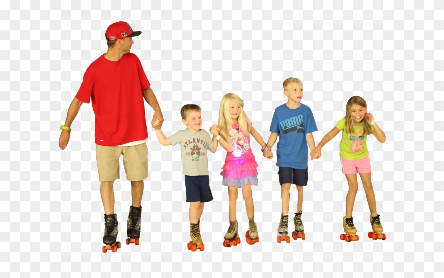 Image Is Not Available - Kids Roller Skating Transparent Clipart