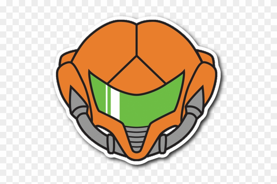 Metroid Zero Mission Vinyl Sticker Clipart