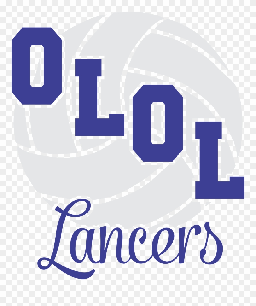 Our Lady Of Lourdes Volleyball - Graphic Design Clipart