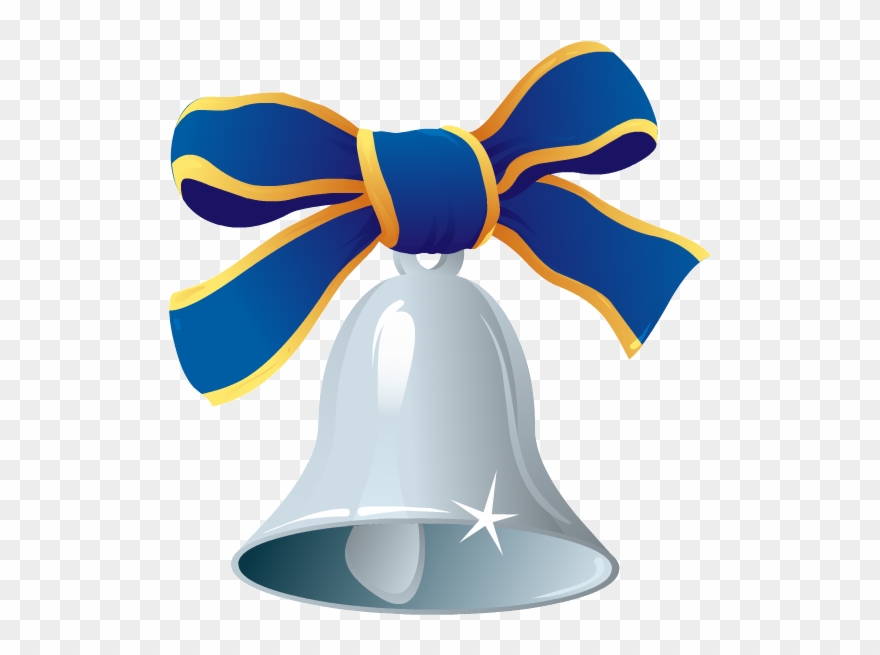 Tunturisuden Joulusivut - Christmas Blue And Silver Bells Clipart - Png Download