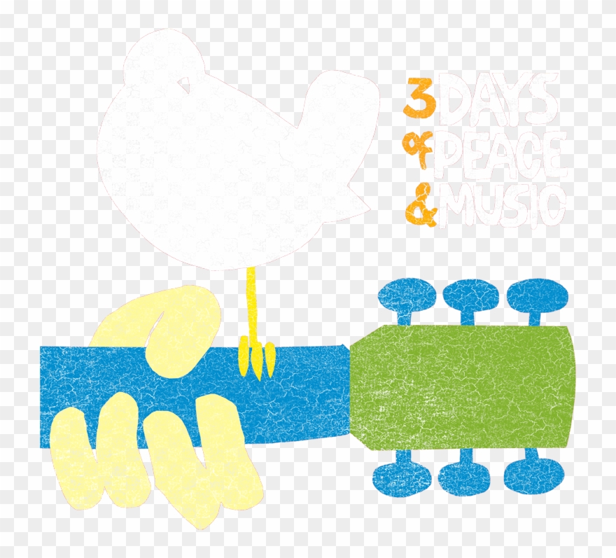 Woodstock Perched Men's Heather T-shirt - Woodstock 40 Years On Back Clipart