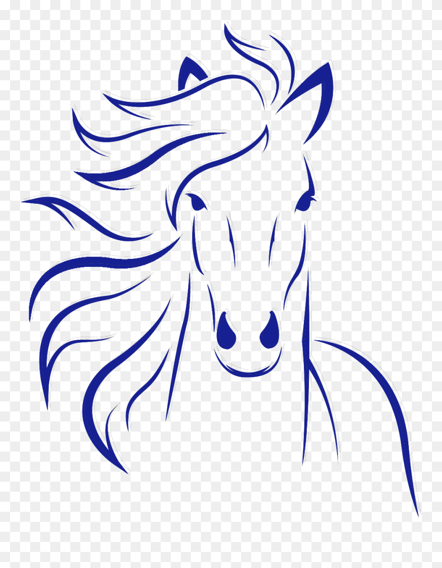 We Also Have A New Horse Named Quigley That Is Bein' - Tatuajes De Caballos Lineas Clipart