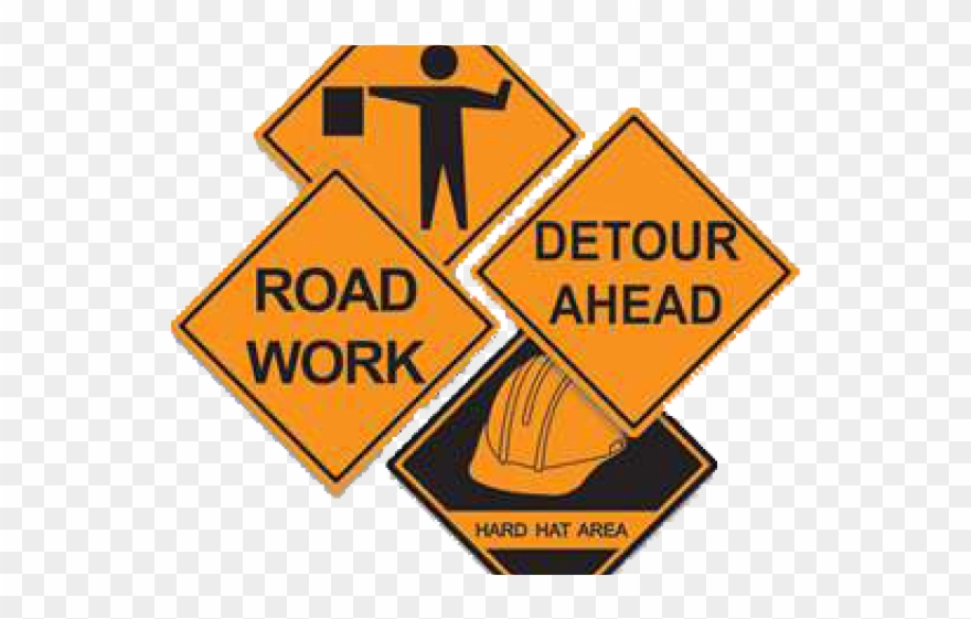 Construction Clipart Public Work - Construction Sign - Png Download