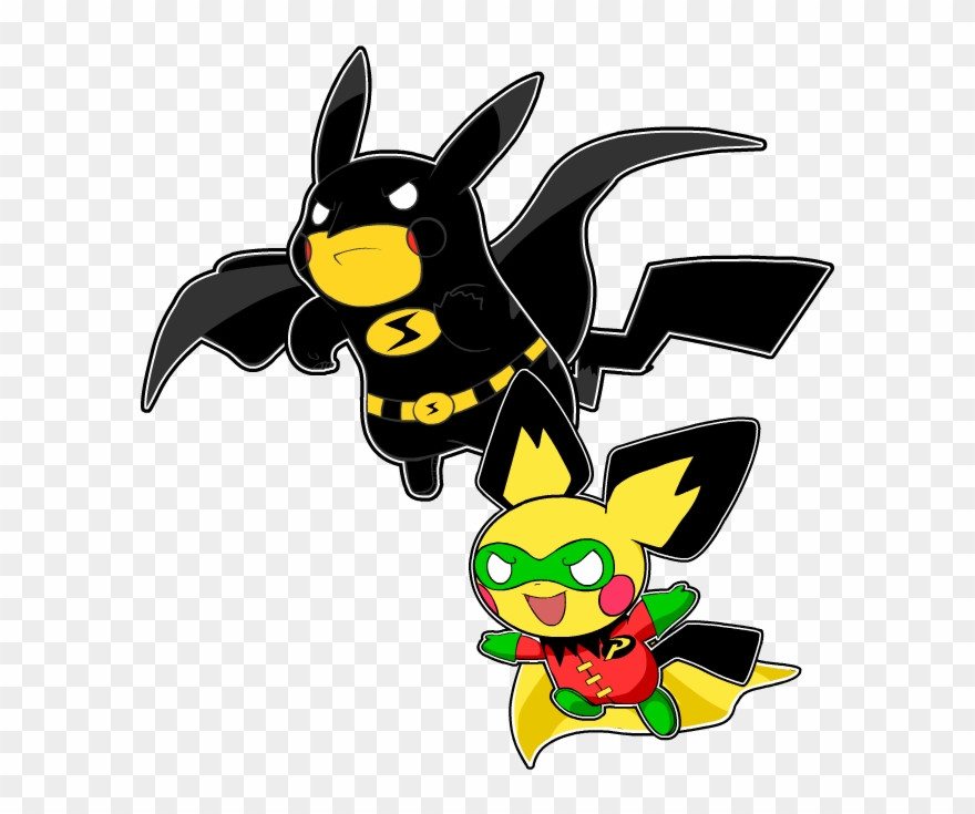 Poke-man And Boy Pichu - Robin Pichu Clipart