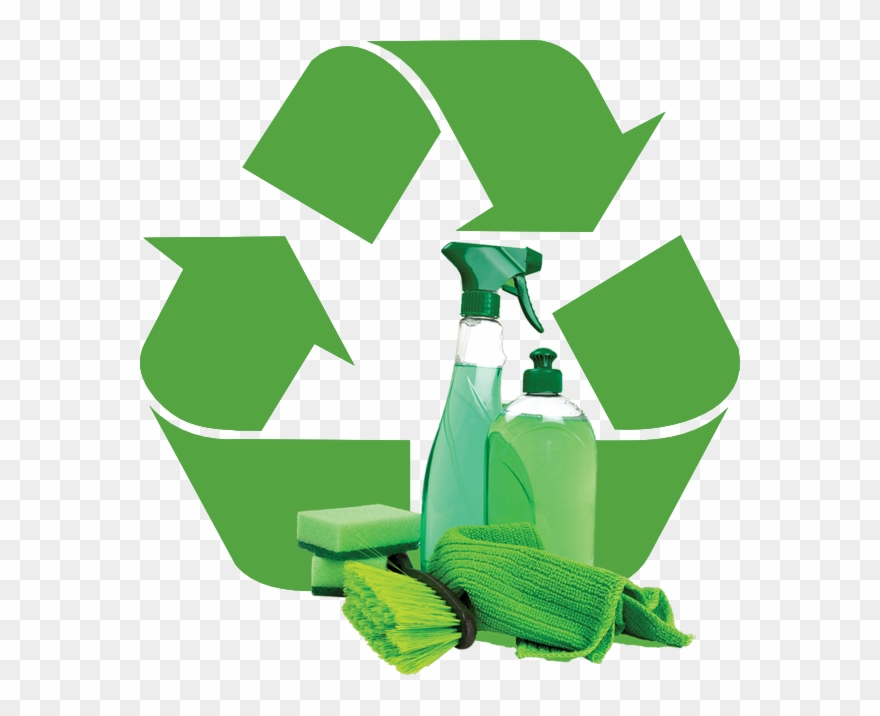 Green Cleaning Is The New Standard - Vector Recyclable Icon Png Clipart