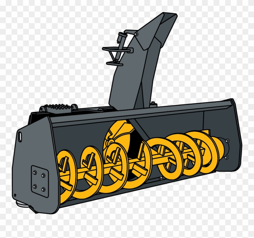 Snow Blower Illustration - Illustration Clipart