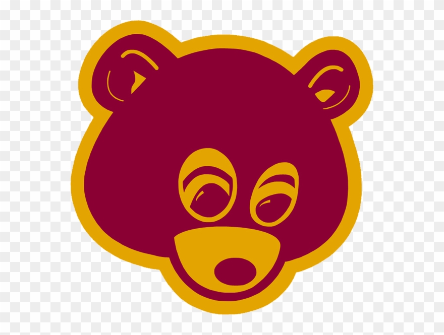 School Spirit Kanye West - Kanye College Dropout Bear Clipart