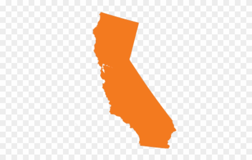 California Clipart California State - Election Map Of California 2016 - Png Download