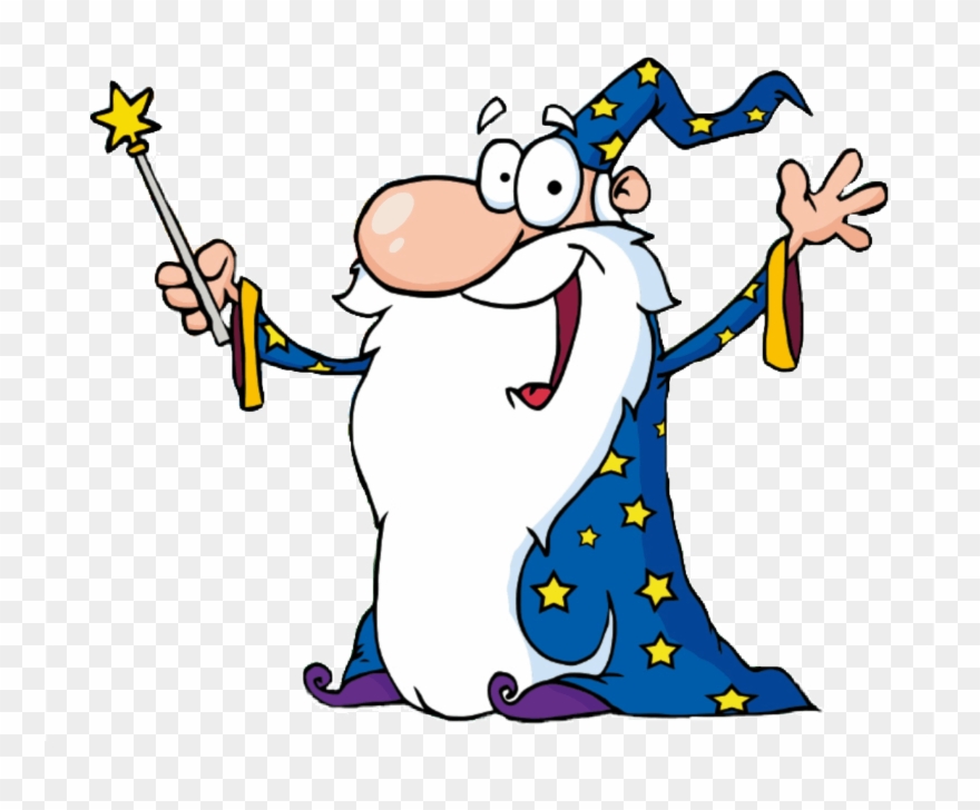 Income Tax Wizard - Cartoon Images Of Magicians Clipart
