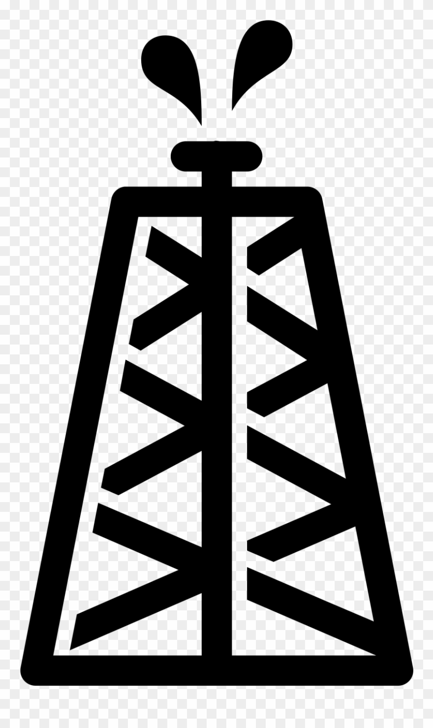 Oil Rig Clipart Transparent - Iconos De Petroleo Y Gas - Png Download