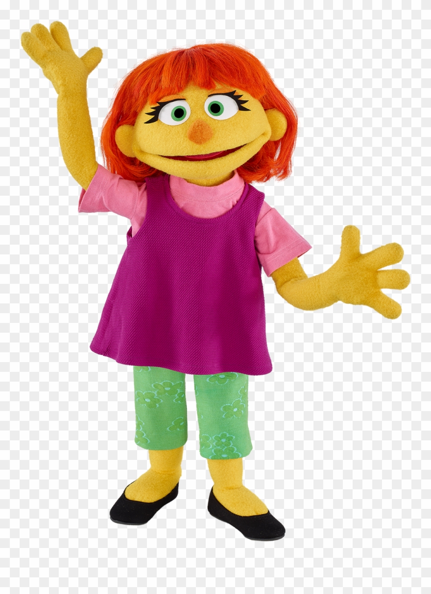 Sesame Street Julia Coloring Pages With Meet S New - Irmaos Da Vila Sesamo Clipart