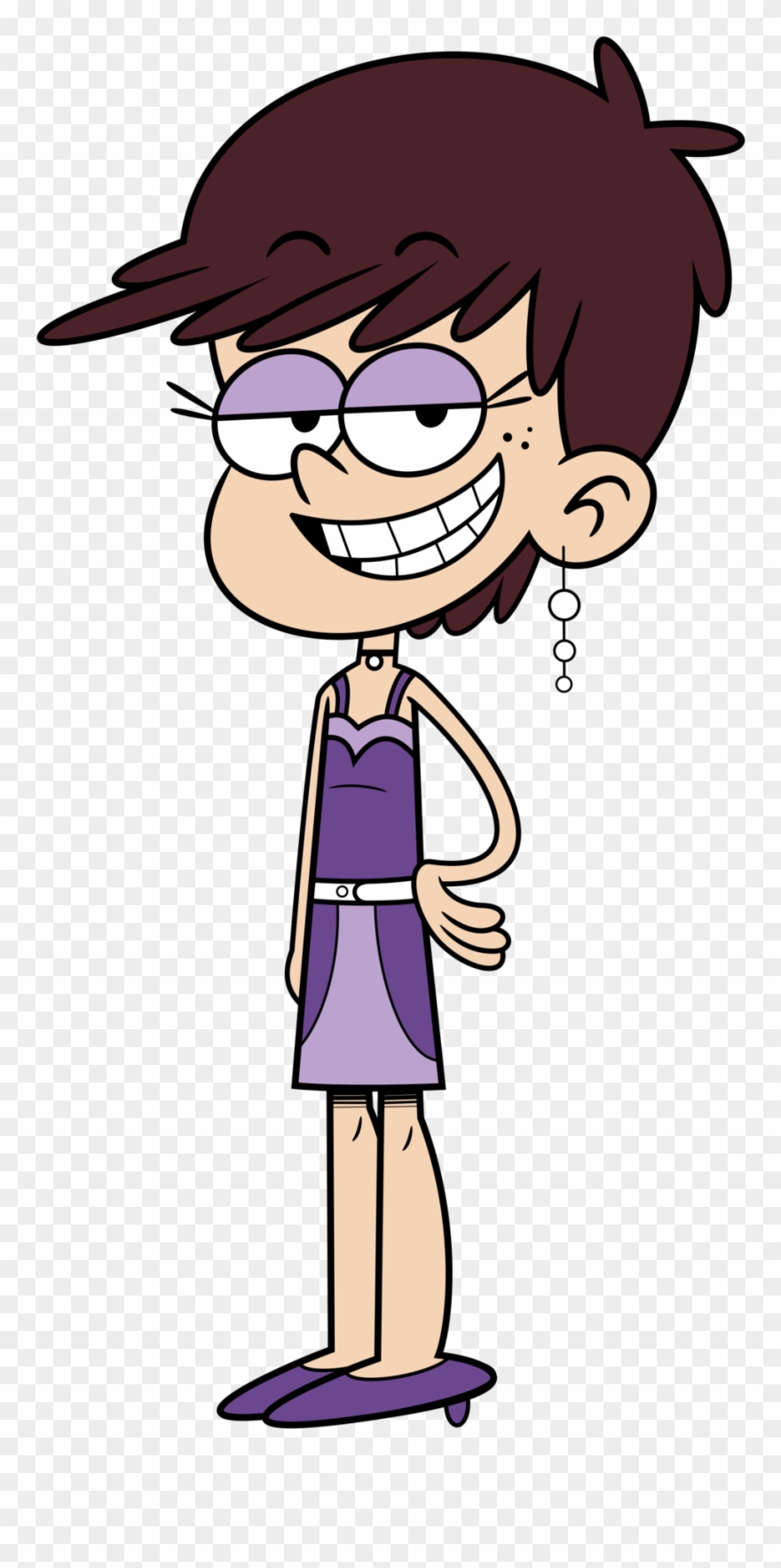 And The Verdict Is Heels I'm Not Sure If It Turned - Loud House Luna Loud Clipart