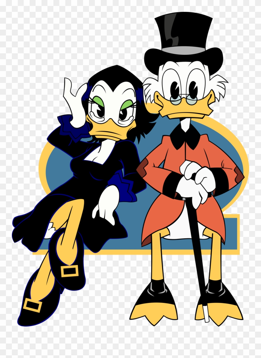 Did A Redraw Of The Dimeshipping Part Of This Carl - Ducktales 2017 Magica De Spell Clipart