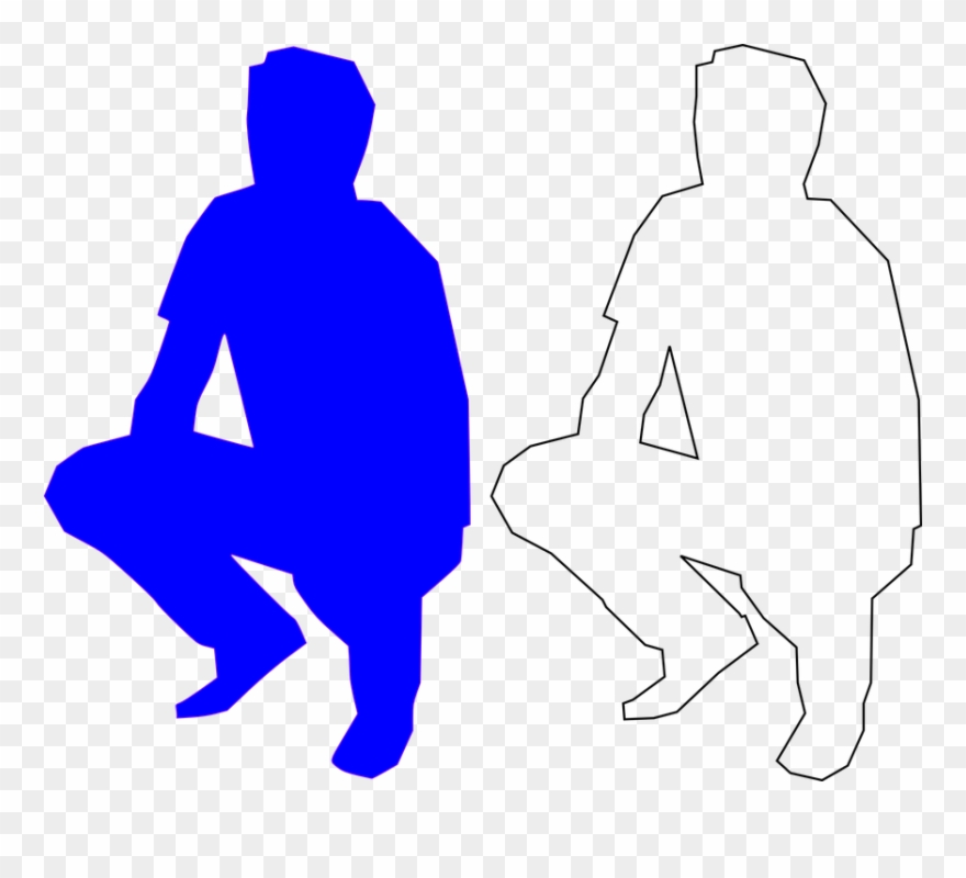 856 X 720 1 - Human Figure Reading Silhouette Clipart
