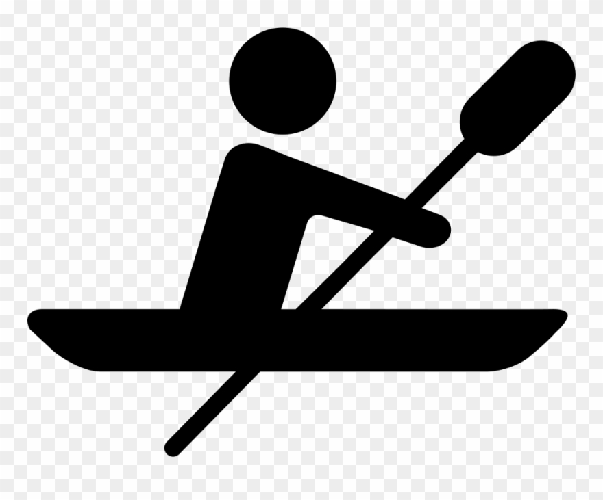 Rowing Clipart Olympic Rowing - Kayaking Clipart - Png Download