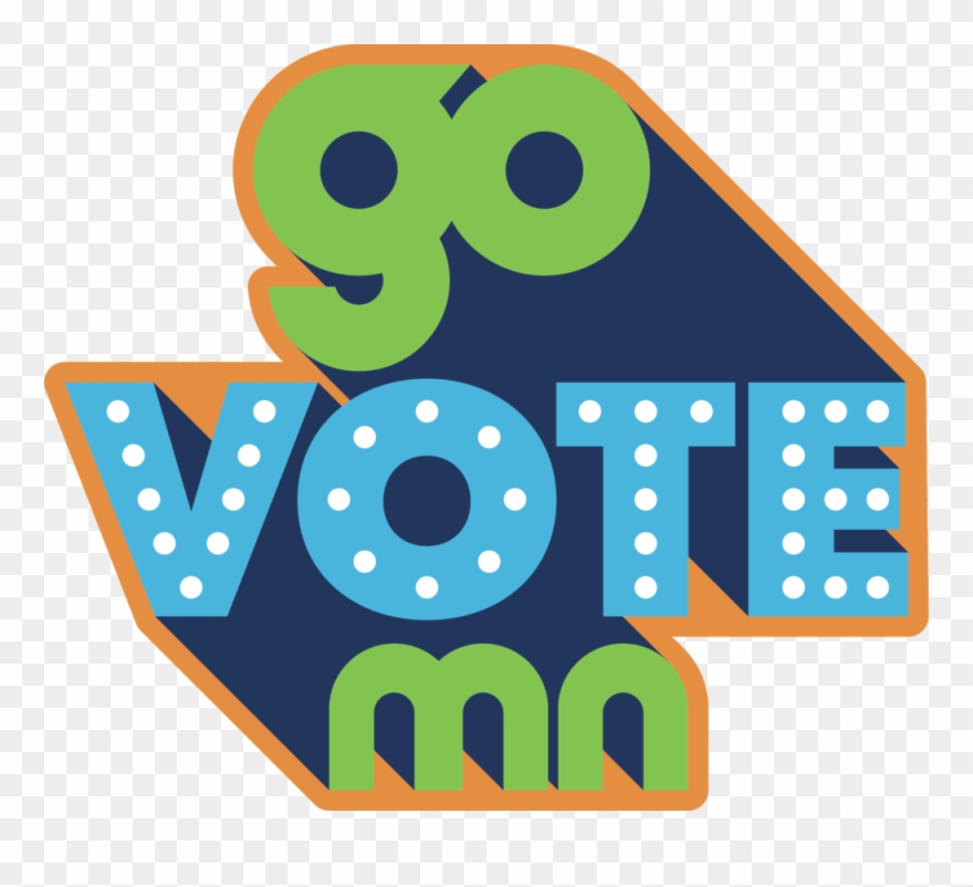 Go Vote Mn Colored Clipart