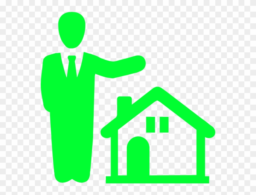Real Estate Clipart Property Manager - Real Estate Broker Icon - Png Download