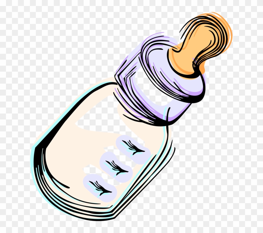 Bottle With Formula Vector Image Illustration Of Ⓒ Clipart