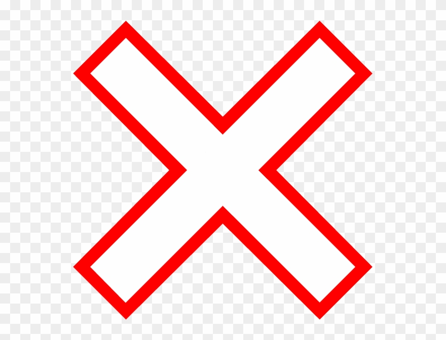 A Canadian Crossbuck - Railroad Crossbuck Clipart