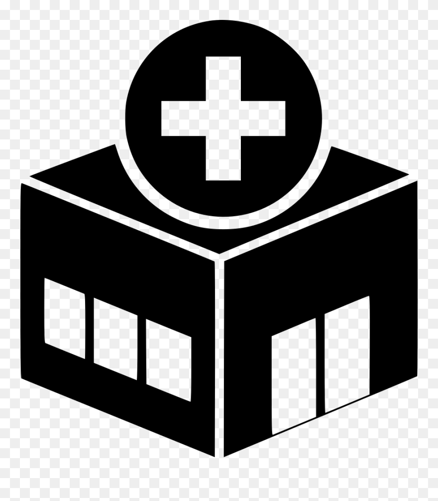 Health Vector Png - Hospital Icon Vector Png Clipart