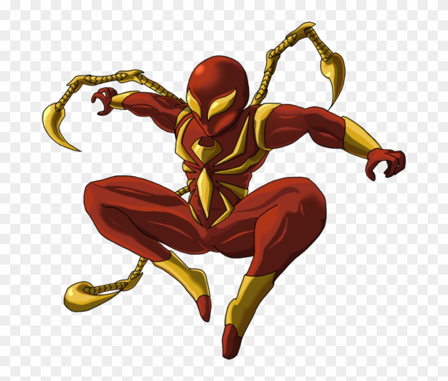 Iron Spiderman Clipart Spiderman Png - Iron Spider Man Clip Art Transparent Png
