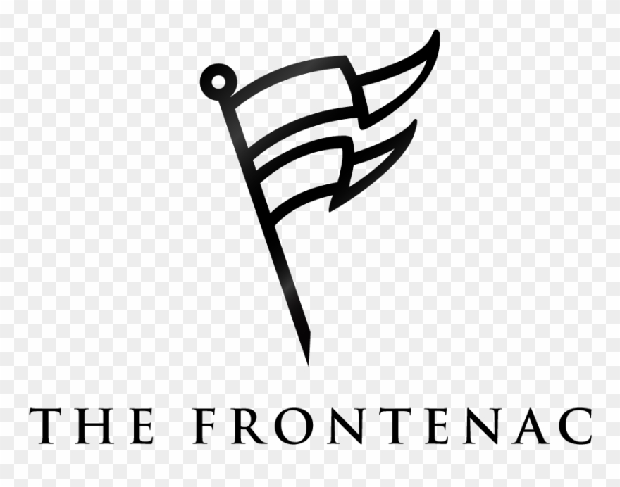 Frontenac Logo Flag - Calligraphy Clipart