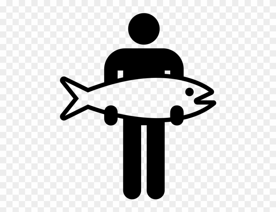 Fisher Folk - Fisherman Icon Clipart