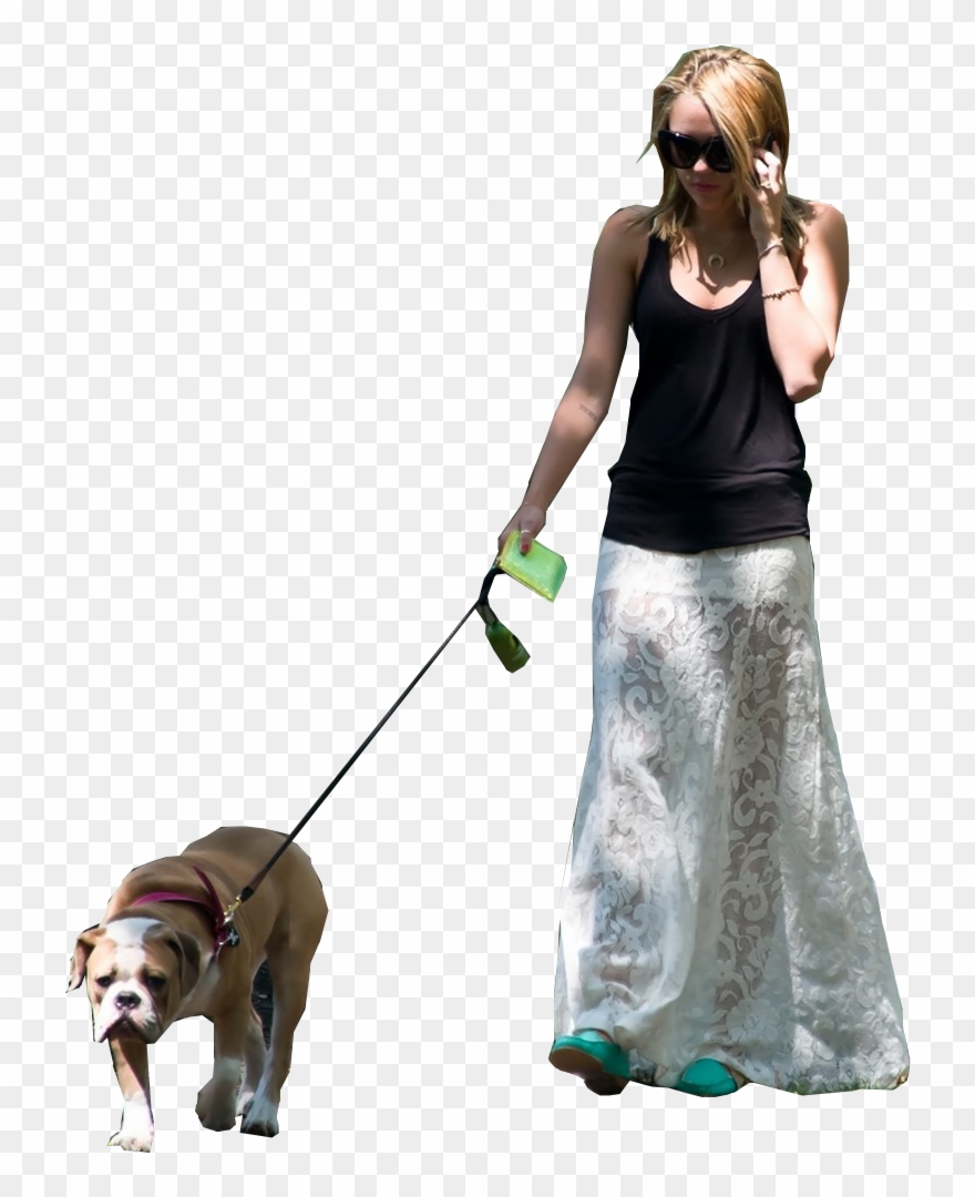 People Walking Dog Png - Png Photoshop Walking Dog Clipart