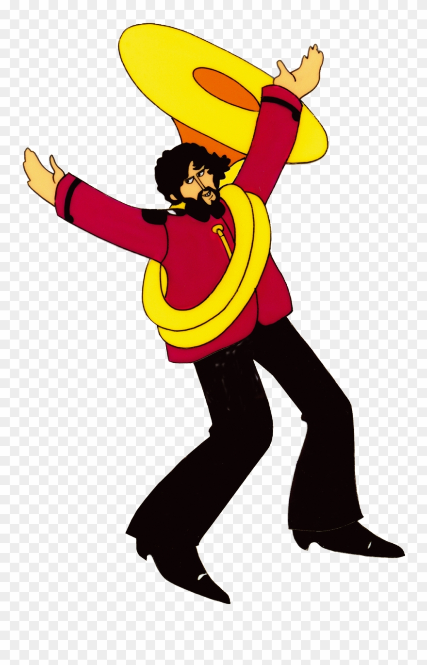 Yellow Submarine, The Beatles - Cartoon Clipart