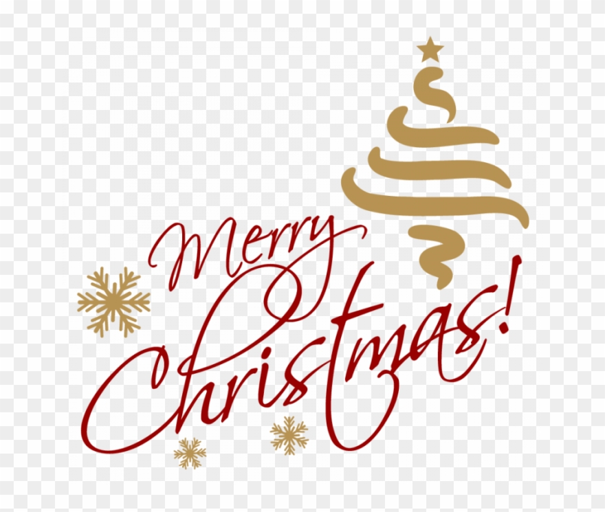 Merry Christmas Scritta Png - Merry Christmas Transparent Png Clipart