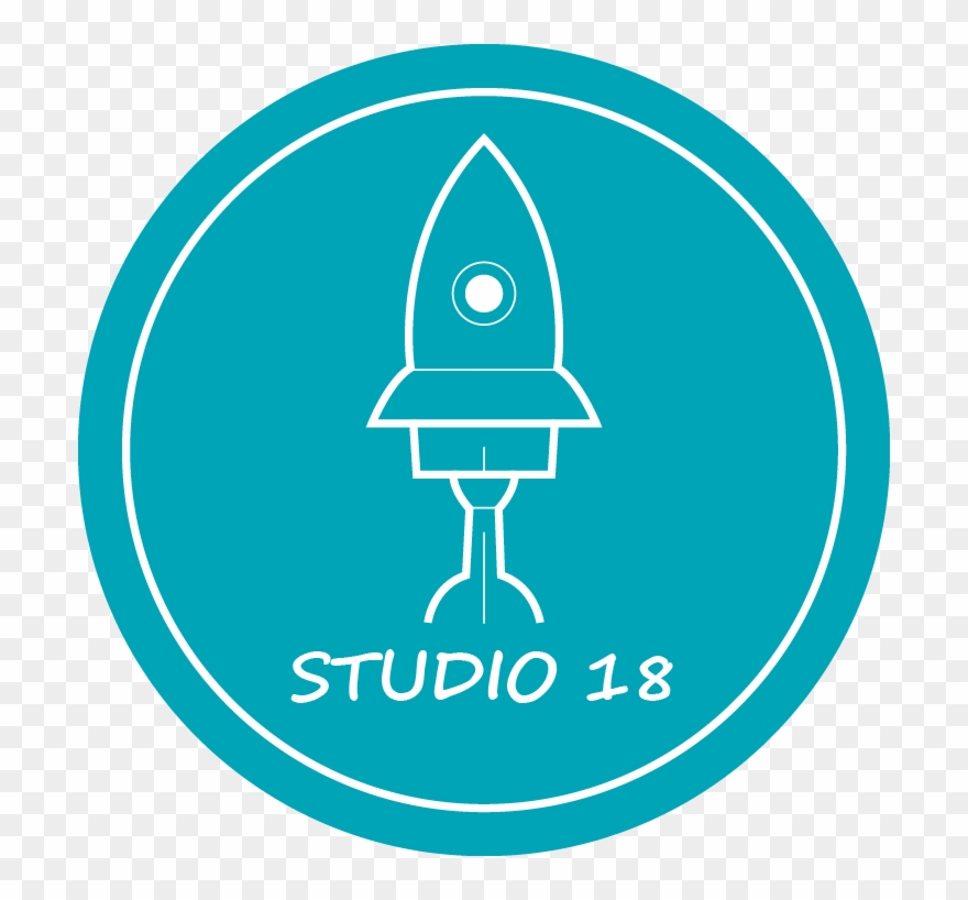 Studio-18 Logo Hvid - Circle Clipart