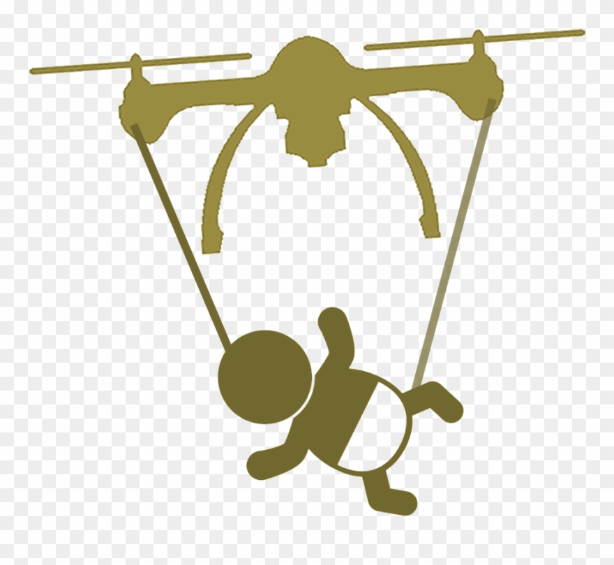 Drone-baby - Illustration Clipart